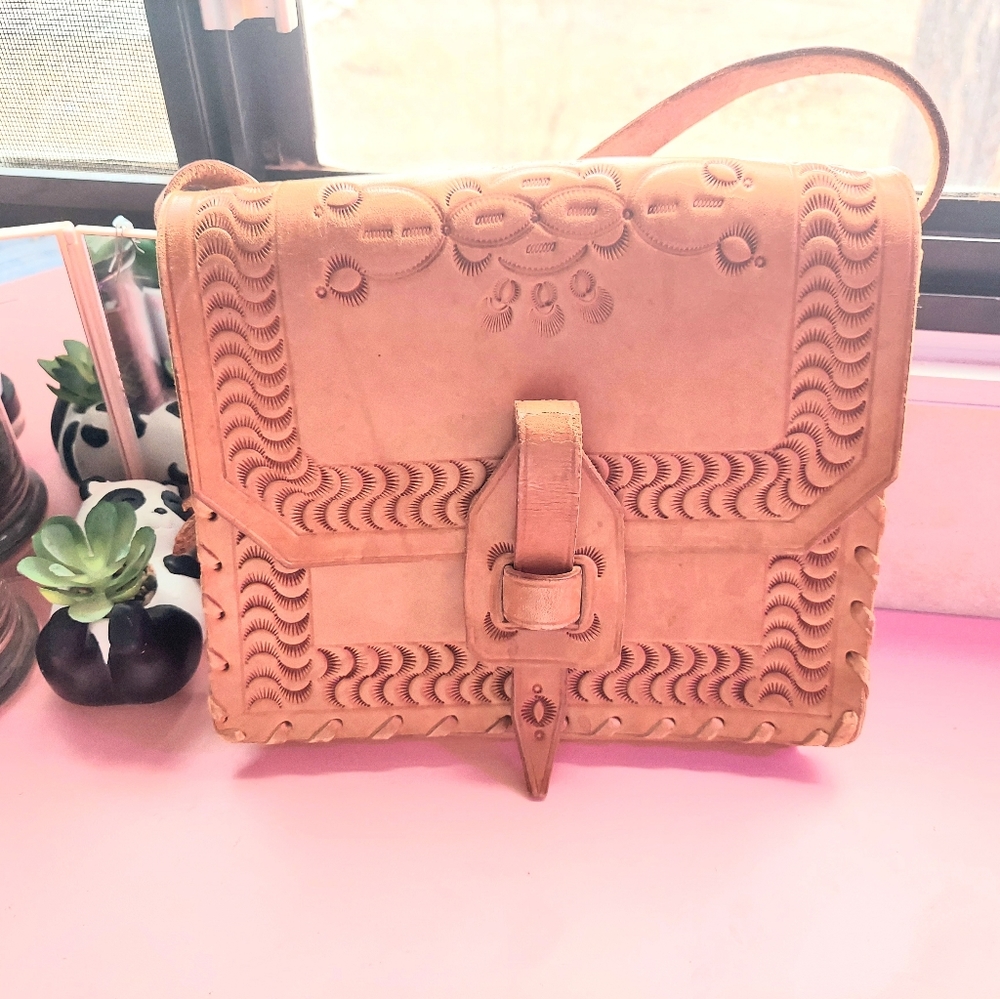 Handmade crossbody purse
